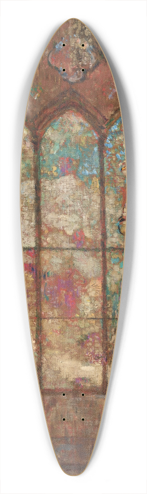Odilon Redon - Le Vitrail 39.3 inch art pintail longboard deck