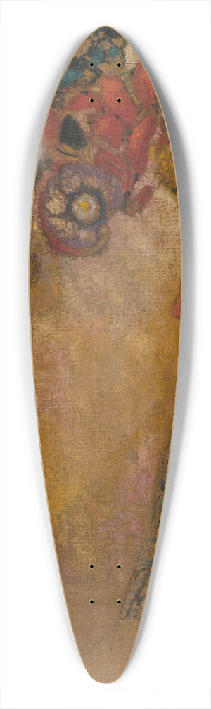 Odilon Redon - The Gothic Window 39.3 inch art pintail longboard deck
