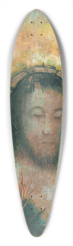 Odilon Redon - Tte De Christ 39.3 inch art pintail longboard deck