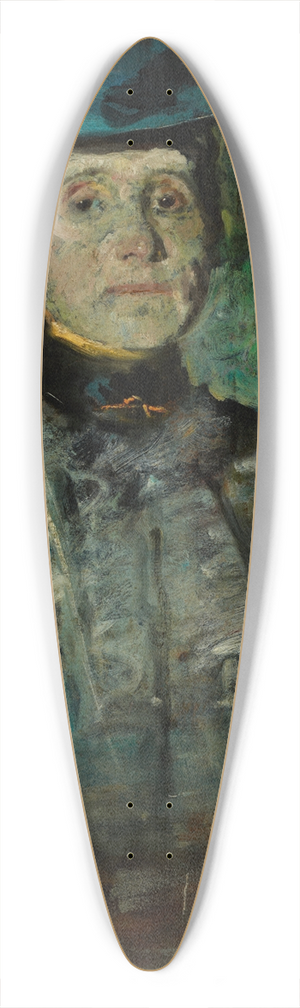 Olga Boznanska - Self-Portrait 39.3 inch art pintail longboard deck