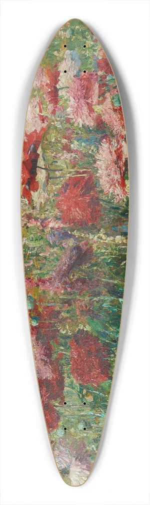 Olga Wisinger-Florian - Blhender Mohn 39.3 inch art pintail longboard deck