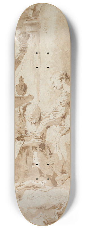 Giovanni Battista Tiepolo - The Adoration of the Magi 8.25 inch art skate deck