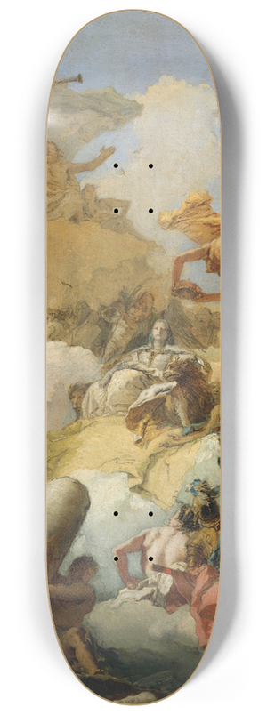 Giovanni Battista Tiepolo - The Apotheosis of the Spanish Monarchy 8.25 inch art skate deck