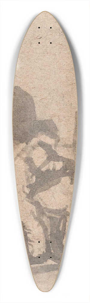 Oluf Hartmann - Kompositionsstudie 39.3 inch art pintail longboard deck