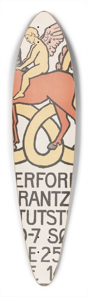 Oluf Wold-Torne - Kunstnerforbundet 39.3 inch art pintail longboard deck