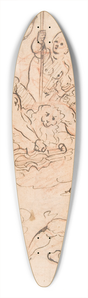 Orazio Samacchini - Allegory 39.3 inch art pintail longboard deck