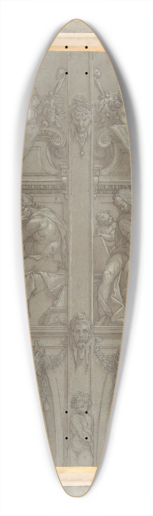 Orazio Samacchini - Study for the Decoration of a Vault 39.3 inch art pintail longboard deck