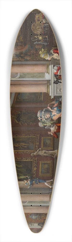 Oreste Cortazzo - The Masterpiece Revealed 39.3 inch art pintail longboard deck