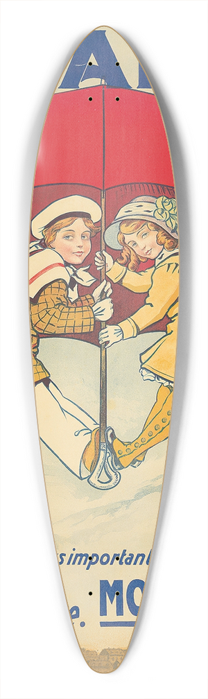 Orlowa - A LAbri 39.3 inch art pintail longboard deck