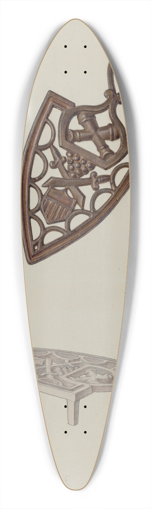 Orrie McCombs - Trivet 39.3 inch art pintail longboard deck