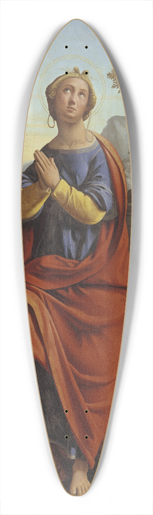 Ortolano - St Margaret 39.3 inch art pintail longboard deck