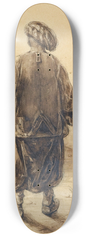 Alexandre-Gabriel Decamps - The Chibouk Smoker 8.25 inch art skate deck Alexandre-Gabriel Decamps - The Chibouk Smoker 8.25 inch art skate deck