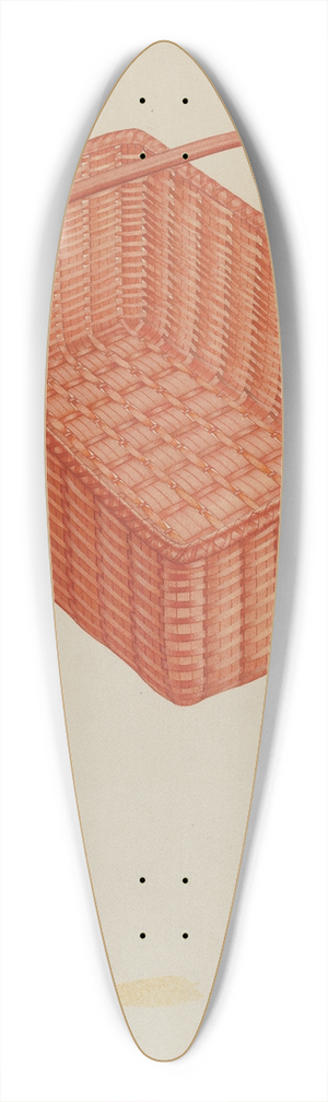 Orville A. Carroll - Shaker Laundry Basket 39.3 inch art pintail longboard deck