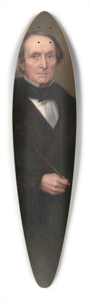 Oskar Begas - The Painter Peter von Cornelius 39.3 inch art pintail longboard deck