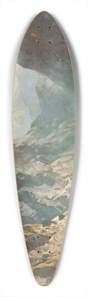Oskar Mulley - Am Hochjoch 39.3 inch art pintail longboard deck
