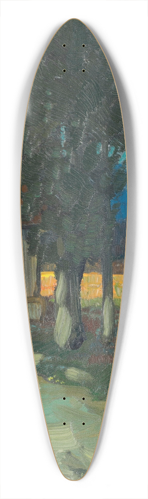 Oskar Mulley - Marterl am Wegesrand 39.3 inch art pintail longboard deck