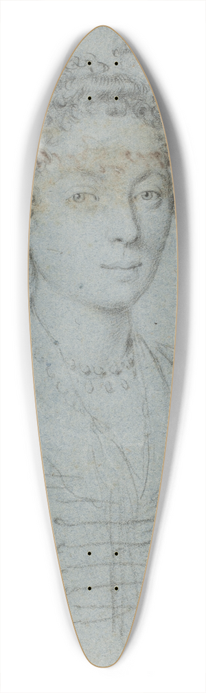 Ottavio Mario Leoni - Portrt af en kvinde, halvfigur 39.3 inch art pintail longboard deck