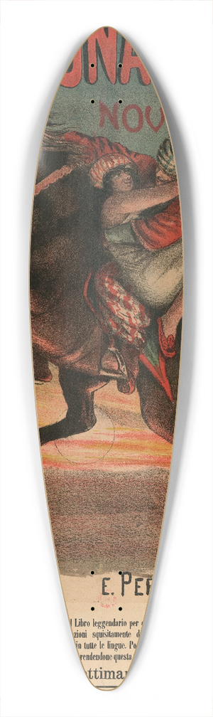 Ottavio Rodella Tavio - Mille e una notte, novelle arabe 39.3 inch art pintail longboard deck