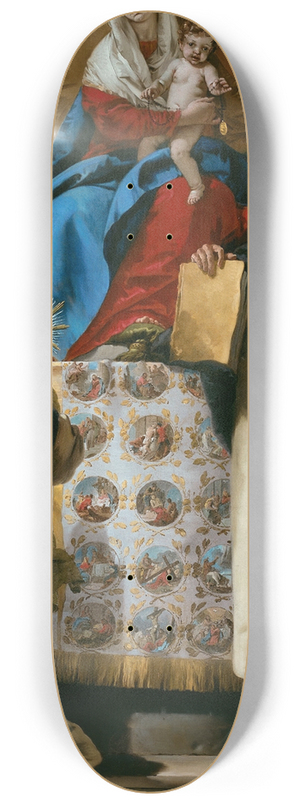 Giovanni Battista Tiepolo - Virgin and Child with Saints Dominic and Hyacinth 8.25 inch art skate deck