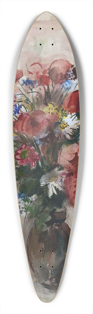Otto Geigenberger - Rosa Strau 39.3 inch art pintail longboard deck