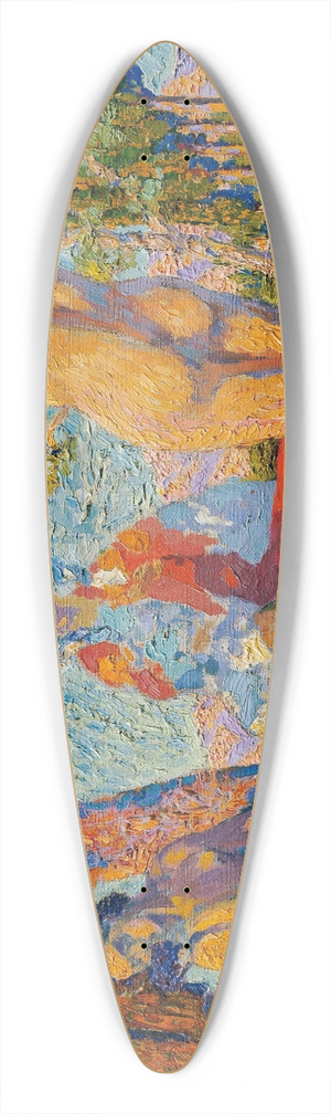 Otto Hettner - Picknick 39.3 inch art pintail longboard deck
