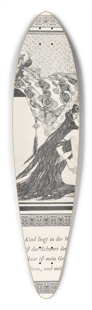 Otto Julius Bierbaum - Das schne Mdchen von Pao 39.3 inch art pintail longboard deck