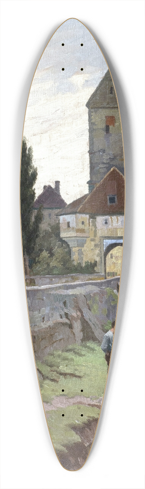Otto Kubel - Das Rothenburger Tor in Dinkelsbhl 39.3 inch art pintail longboard deck