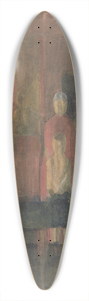 Otto Meyer-Amden - Vaccination 39.3 inch art pintail longboard deck