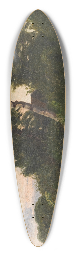 Otto Modersohn - Sommerabend 39.3 inch art pintail longboard deck