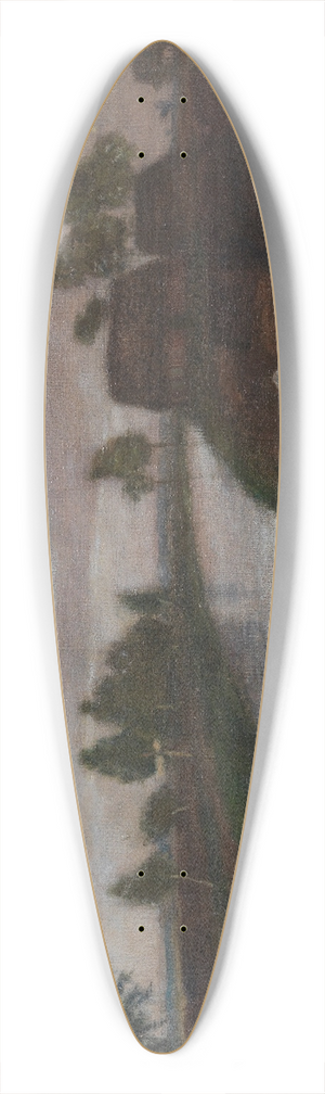 Otto Modersohn - Sommerabend im Moor 39.3 inch art pintail longboard deck