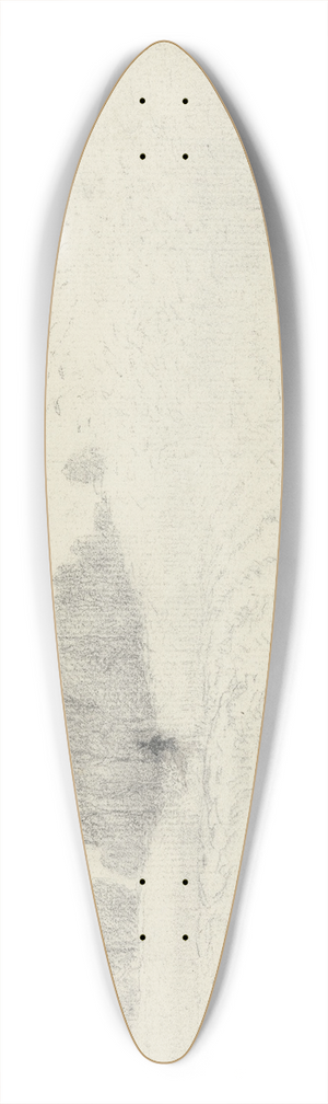 Otto Scholderer - Ackerlandschaft mit Vogelscheuche 39.3 inch art pintail longboard deck