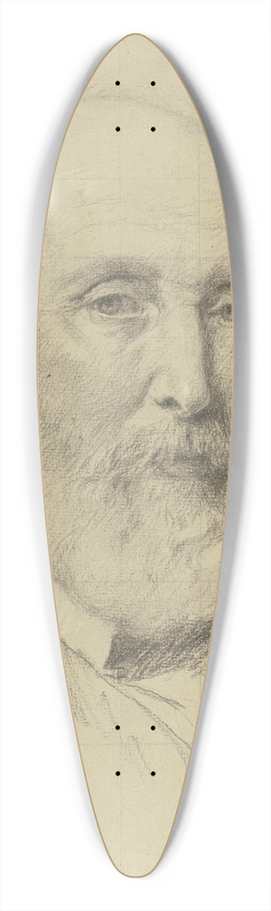 Otto Scholderer - Bildnis Lord Powerscourt 39.3 inch art pintail longboard deck