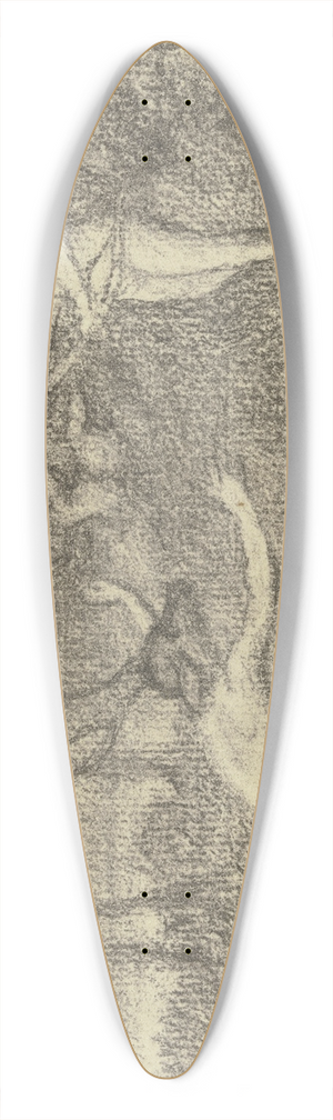 Otto Scholderer - Diana and Actaeon 39.3 inch art pintail longboard deck