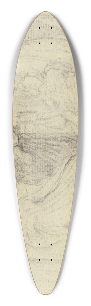 Otto Scholderer - Vorbereitung zum Kostmball 39.3 inch art pintail longboard deck