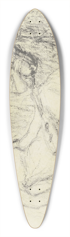 Otto Scholderer - Zwei Mdchen mit Streich- und Zupfinstrumenten 39.3 inch art pintail longboard deck