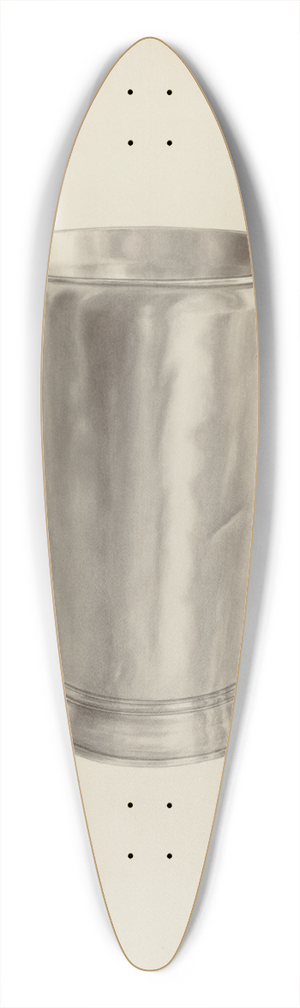 Palmyra Pimentel - Silver Beaker 39.3 inch art pintail longboard deck