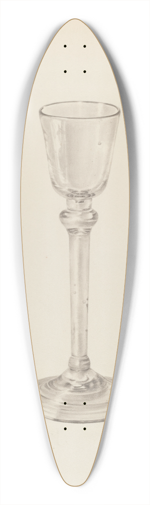 Palmyra Pimentel - Wine Glass 39.3 inch art pintail longboard deck