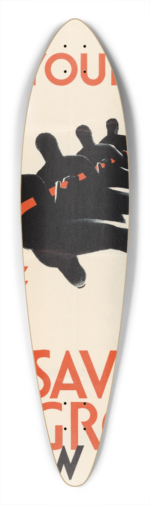 Pat Keely - Join Your Savings Group Now! 39.3 inch art pintail longboard deck