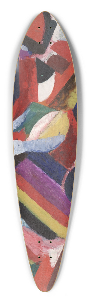 Patrick Henry Bruce - Composition III 39.3 inch art pintail longboard deck