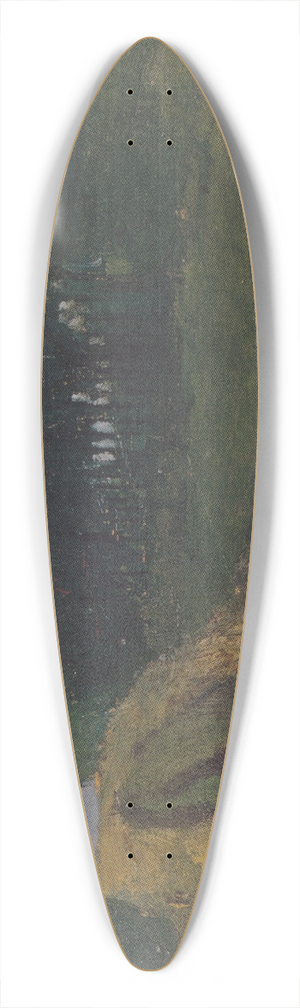 Paula Modersohn-Becker - Evening landscape 39.3 inch art pintail longboard deck