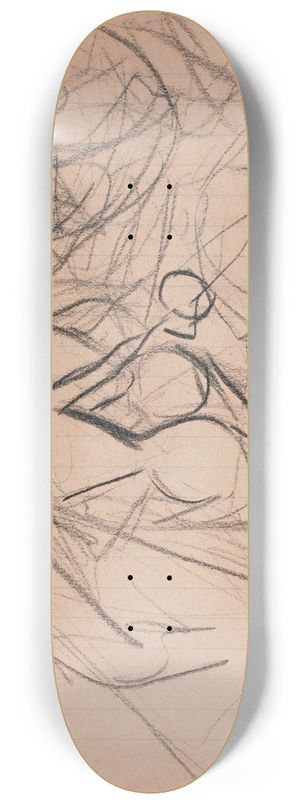 Giovanni Boldini - Scne de rue 8.25 inch art skate deck