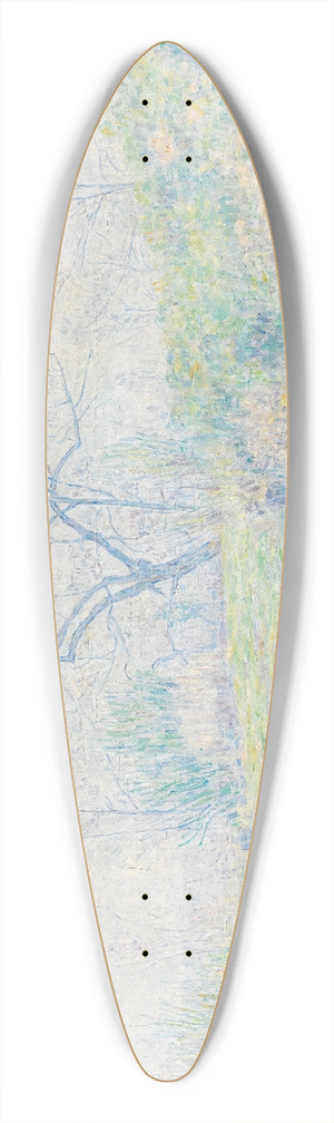 Paul Baum - Bume im Frhling 39.3 inch art pintail longboard deck