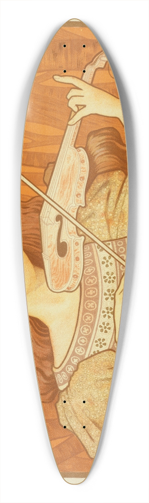Paul Berthon - Leons de Violon 39.3 inch art pintail longboard deck