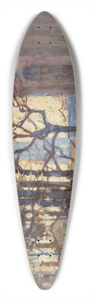 Paul Cornoyer - A Gloucester Street 39.3 inch art pintail longboard deck