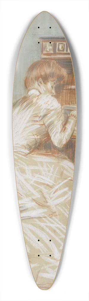 Paul Csar Helleu - Madame Helleu  son secrtaire 39.3 inch art pintail longboard deck