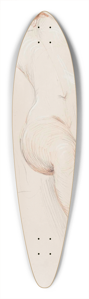 Paul Csar Helleu - Nu endormie 39.3 inch art pintail longboard deck