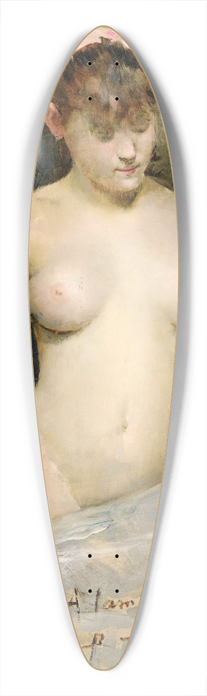 Paul Csar Helleu - StandingNude 39.3 inch art pintail longboard deck