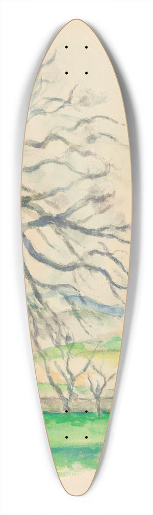 Paul Czanne - Arbre Dpouill AuJas De Bouffan 39.3 inch art pintail longboard deck