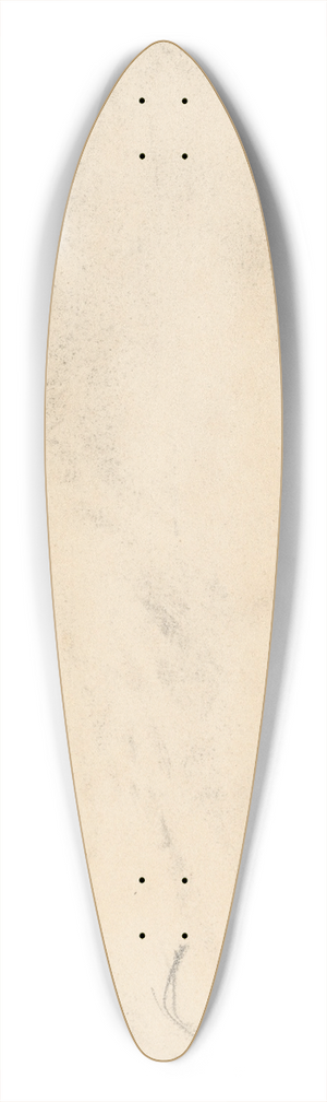 Paul Czanne - Basket 39.3 inch art pintail longboard deck