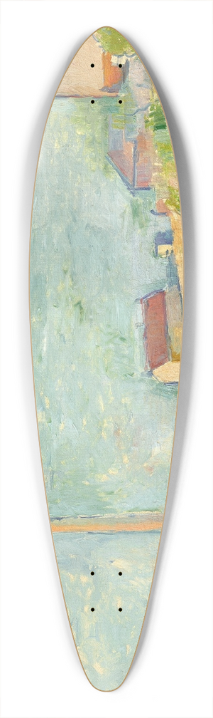 Paul Czanne - La mer  lEstaque 39.3 inch art pintail longboard deck